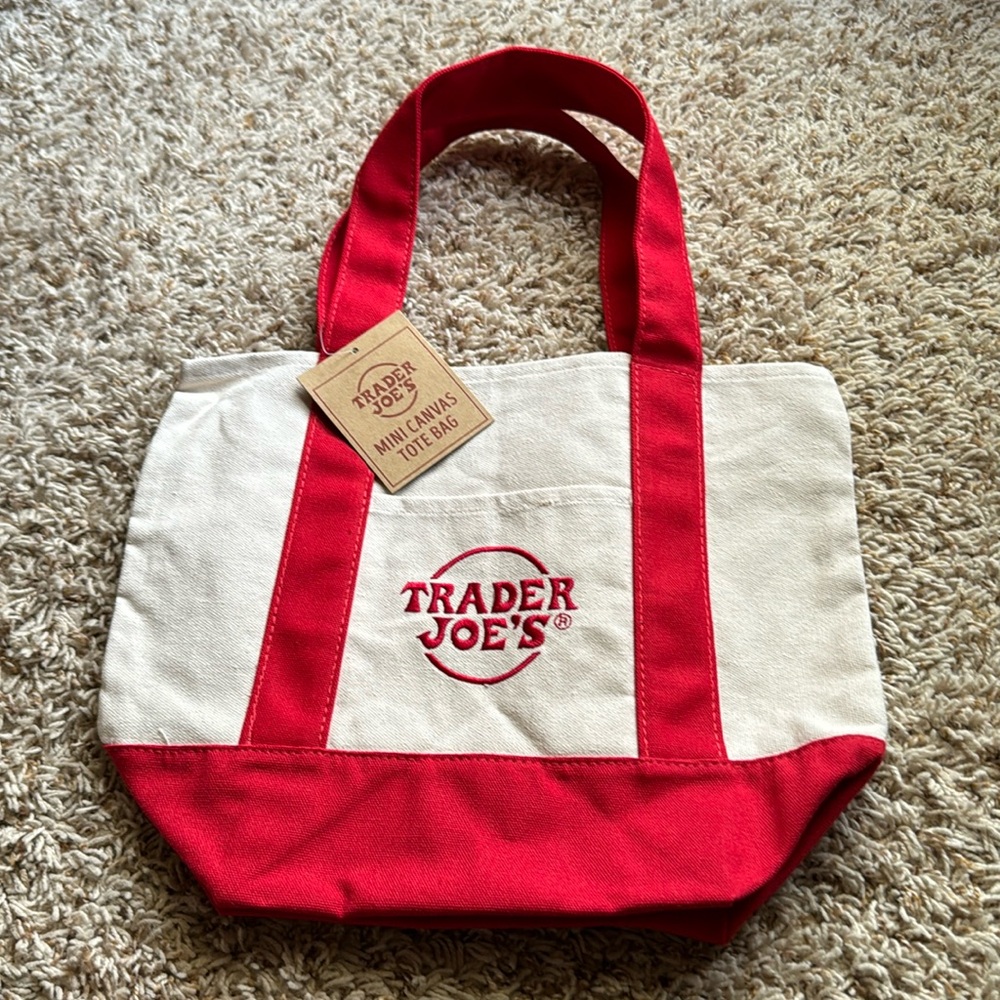 Trader joes mini canvas bag SOLD OUT in store